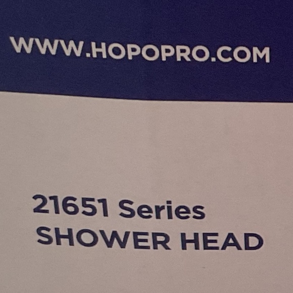 MATTE BLACK HOPOPRO 5 MODE 4 INCH HIGH PRESSURE SHOWER HEAD — MODEL NO.21651HS - Picture 6 of 8